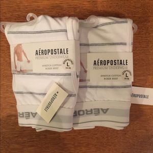 2pr Men’s Aeropostale premium cotton boxer briefs